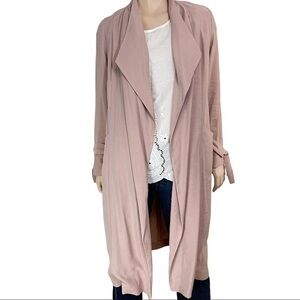 Express Pink XS Pink Open Cascade Lightweight Casual Car Jacket Coat